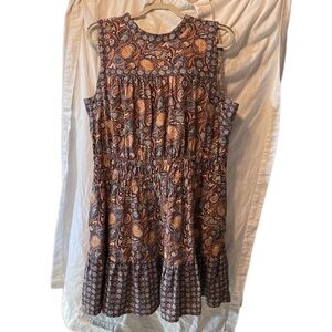 Universal Thread Paisley Peasant Dress. Size XXL. P82/A